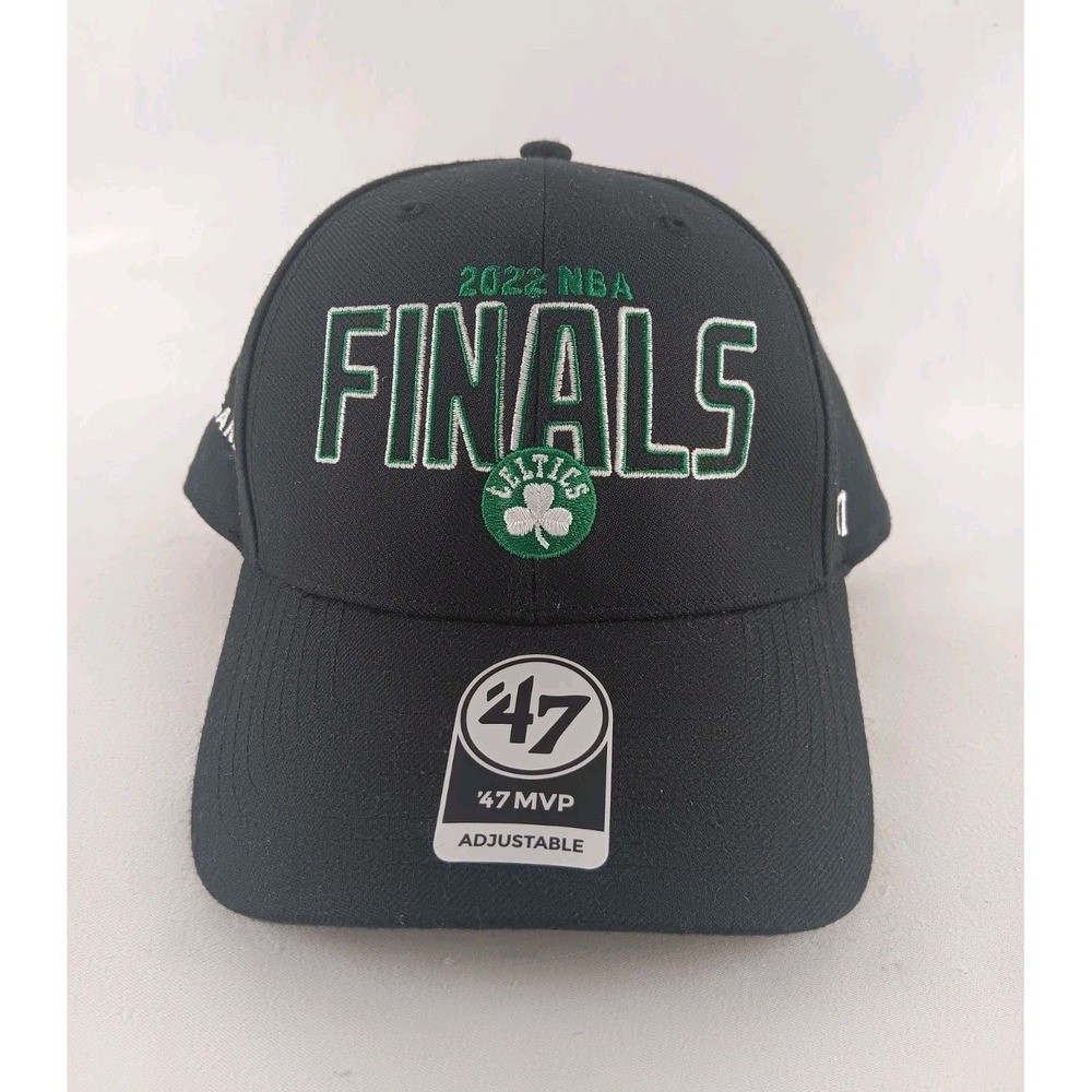 47 Brand Boston‎ Celtics 2022 NBA Finals Championship Hat Cap Black Green